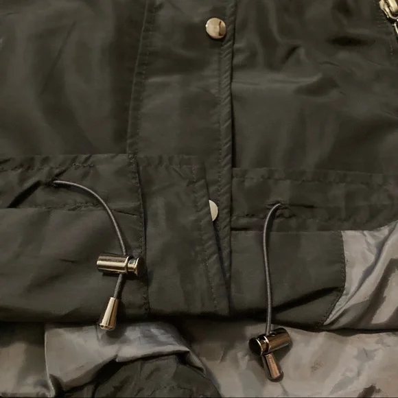 Mossimo Supply Co Black (Hoodless) Wind Rain Utility Jacket Large - Picture 6 of 9